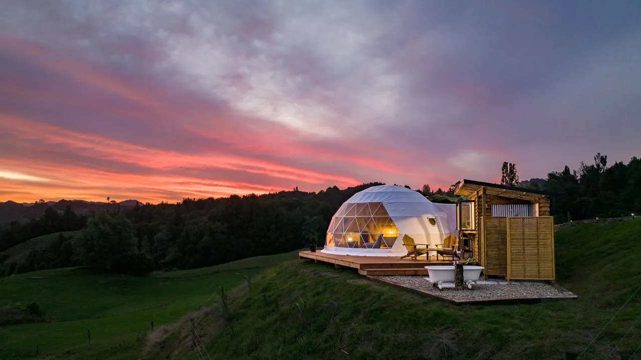 Wai Dome O Peak Waitomo Waikato glamping