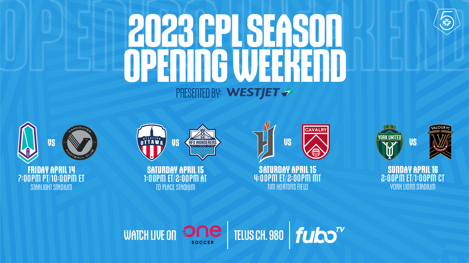 2023 CPL Season Schedule Matchups revealed for opening weekend, April