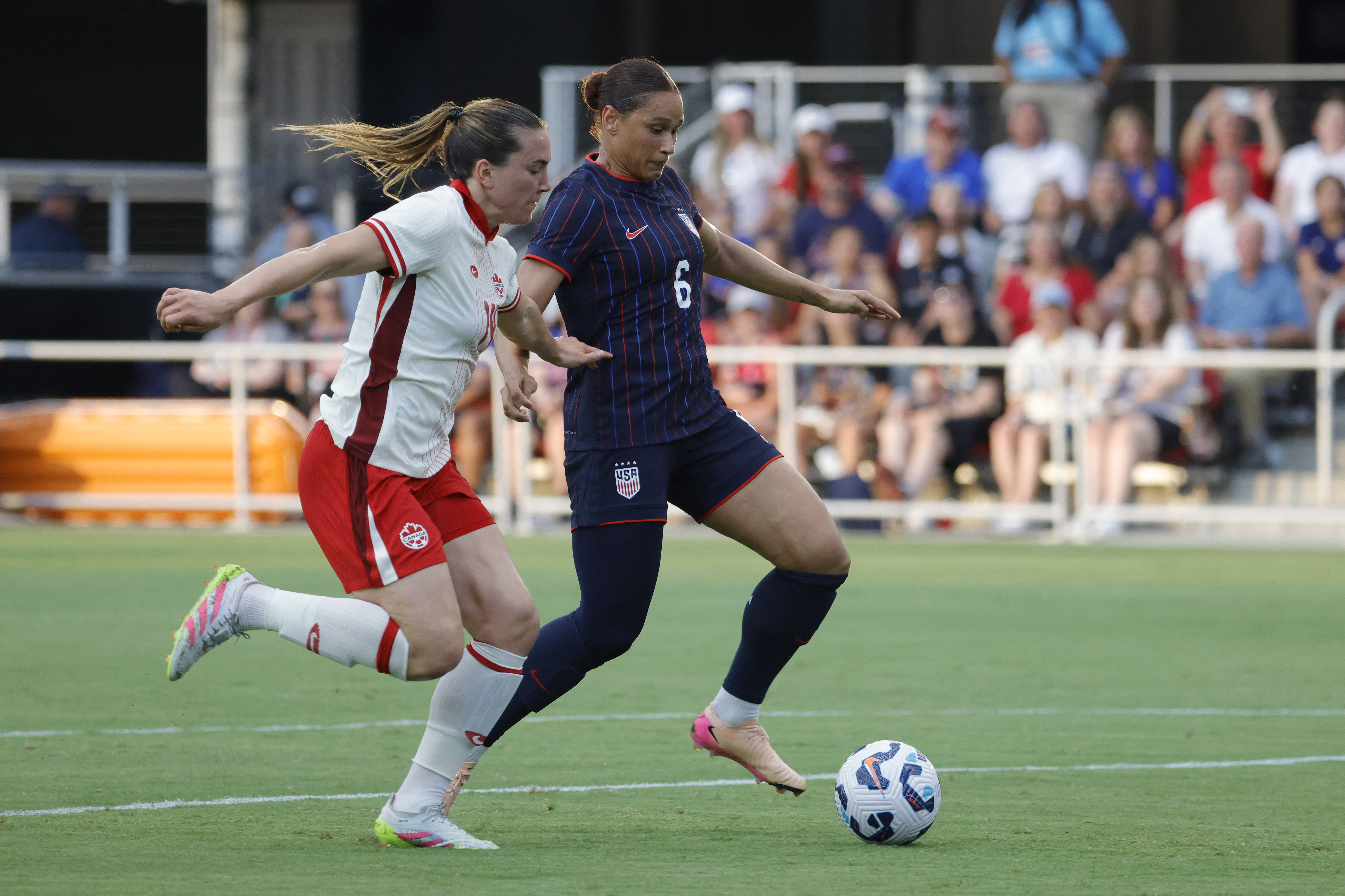 Soccer: International Womens Friendly-Canada at USA