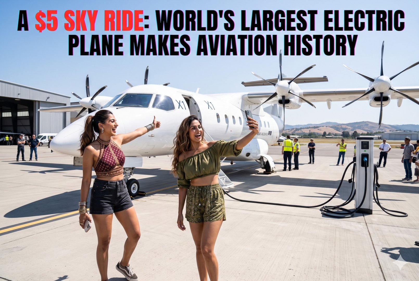 A $5 Sky Ride: World’s Largest Electric Plane Makes Aviation History