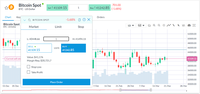 Crypto Trading Beispiel - Bitcoin kaufen