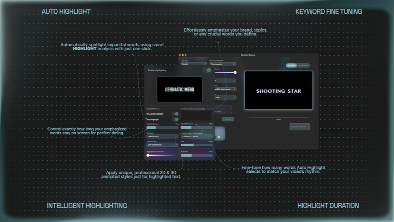 Intelligent Highlighting Features