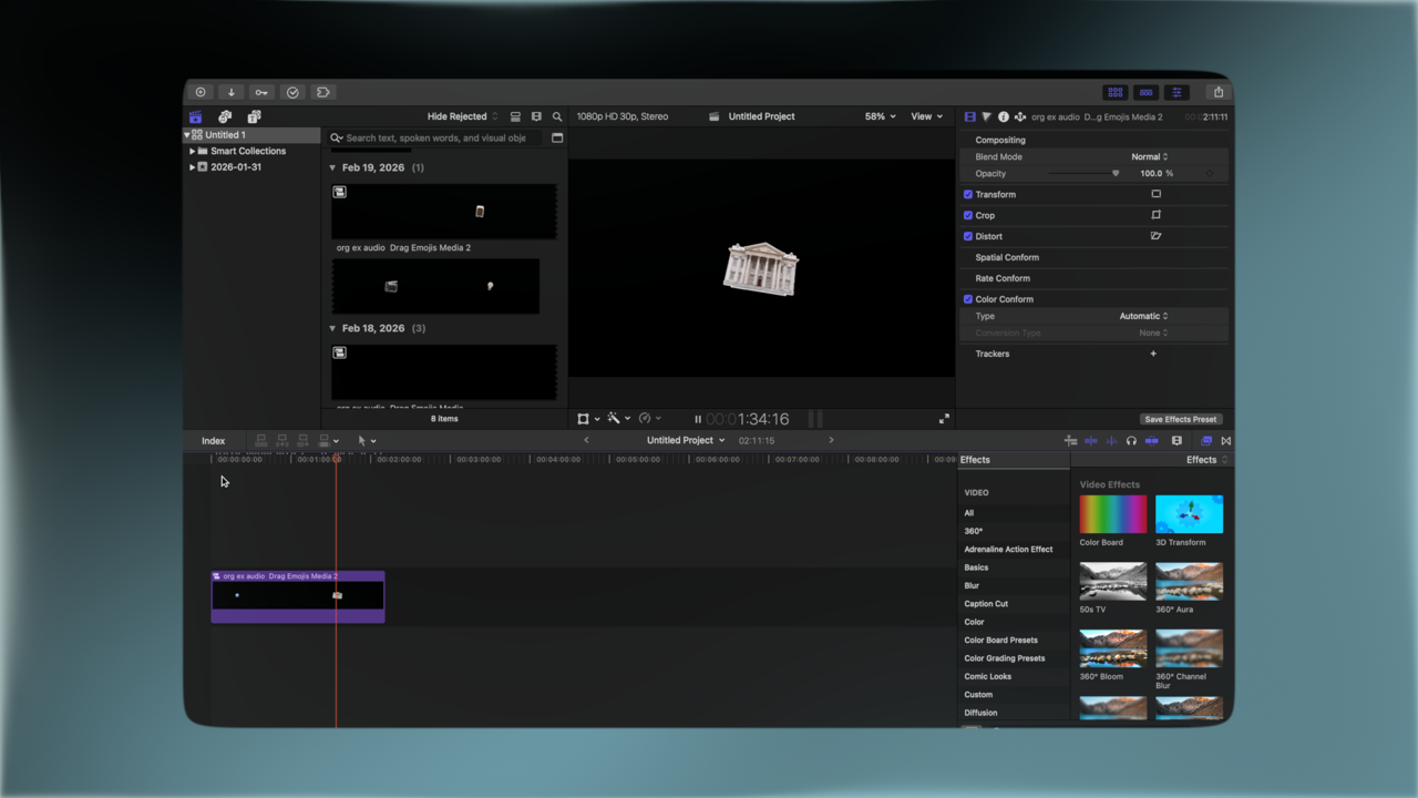 Caption Cut Moji - Paper Animation Style