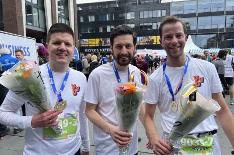 Fracties lopen mee in de Amstelveense Lentemarathon 2024