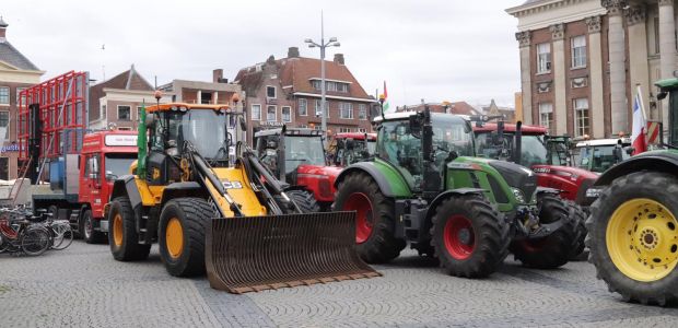 Trekkers op Grote Markt