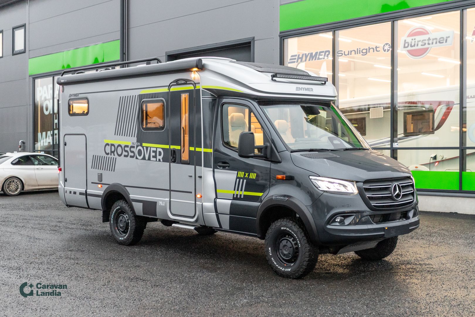 Hymer ML-T 570 Cross Over 419 CDI 190 hv ** HETI TOIMITUKSEEN, AUTOMAATTI, ERILLISVUOTEET, NELIVETO **, kuva 1