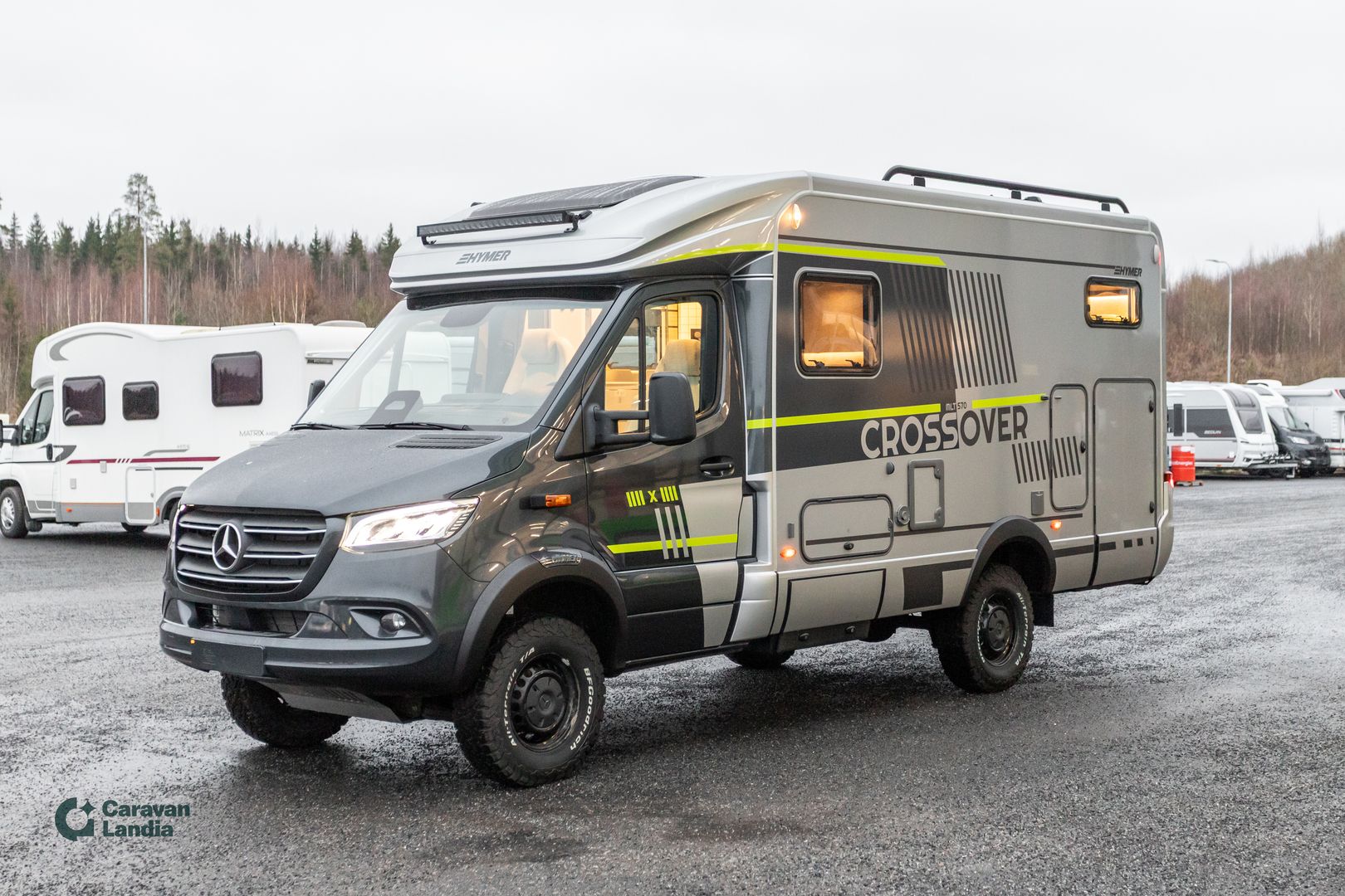 Kuva 5, Hymer ML-T 570 Cross Over 419 CDI 190 hv ** HETI TOIMITUKSEEN, AUTOMAATTI, ERILLISVUOTEET, NELIVETO **