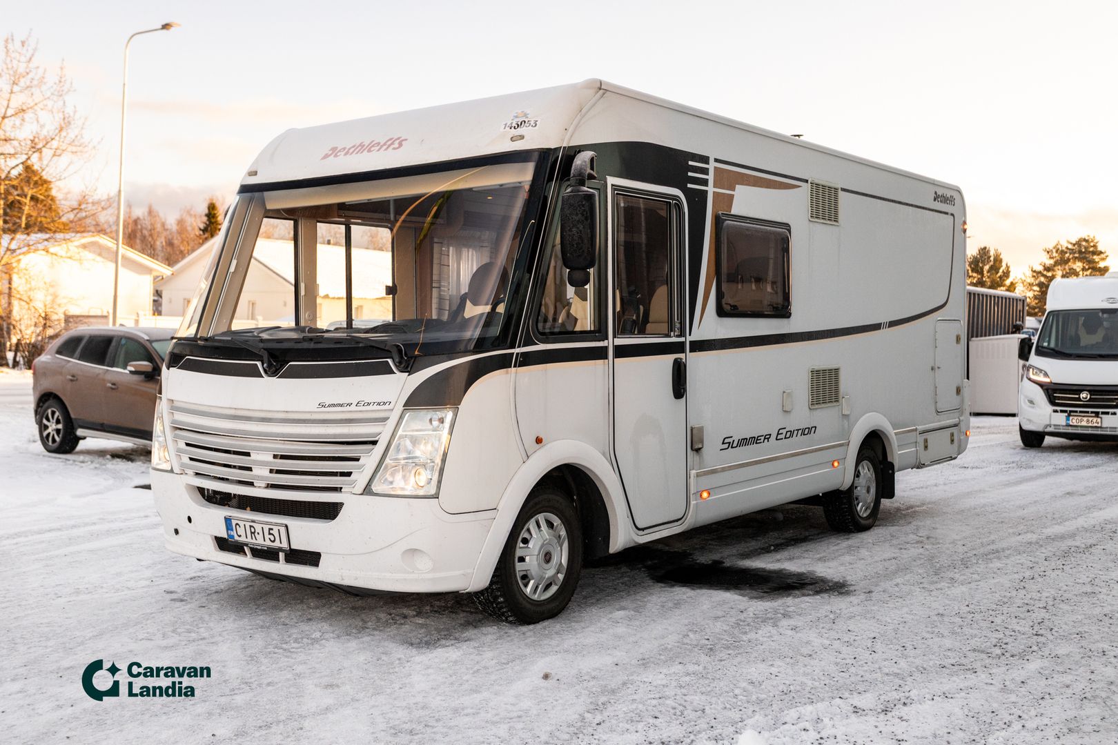 Kuva 4, Dethleffs Summer Edition I 6701 2.3 Mjet 150hv ** ALDE TALVIPAKETTI, HUBBET LASKUVUODE, KAASU-UUNI **