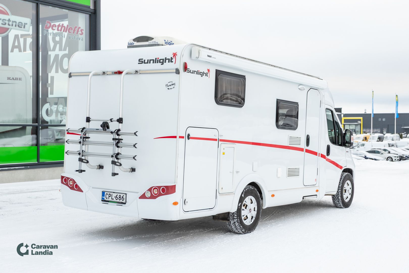 Kuva 2, Sunlight V 66 2.3 Mjet 140hv ** TRUMA-SÄHKÖPATRUUNA, ERILLISVUOTEET, MARKIISI **