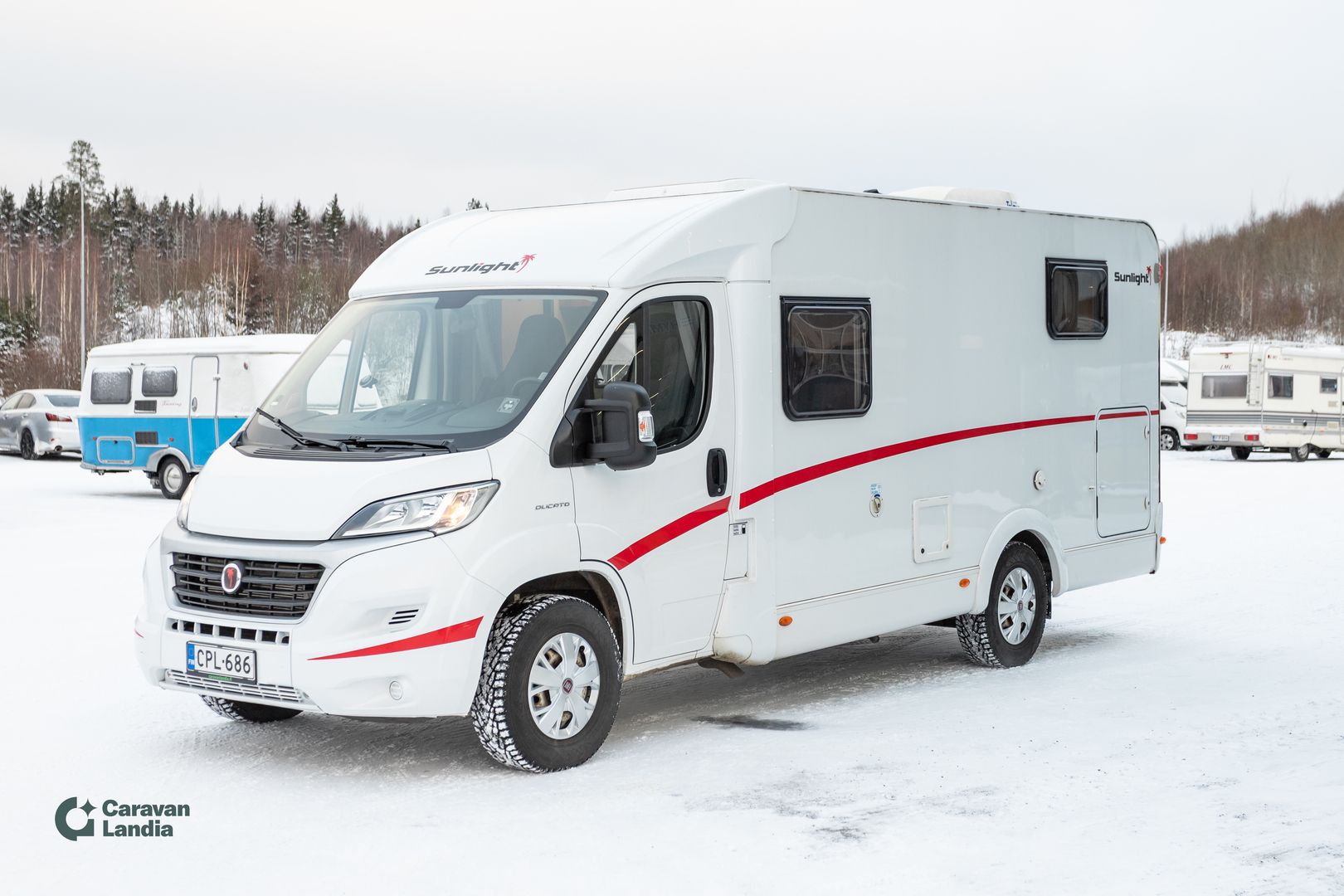 Kuva 4, Sunlight V 66 2.3 Mjet 140hv ** TRUMA-SÄHKÖPATRUUNA, ERILLISVUOTEET, MARKIISI **