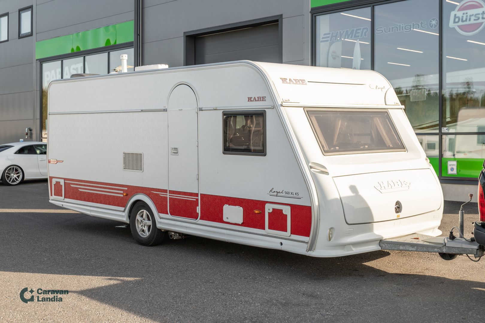 Kuva 1, Kabe Royal 560 XL KS ** ALDE, PITKITTÄINEN-PARIVUODE, KAASU-UUNI **