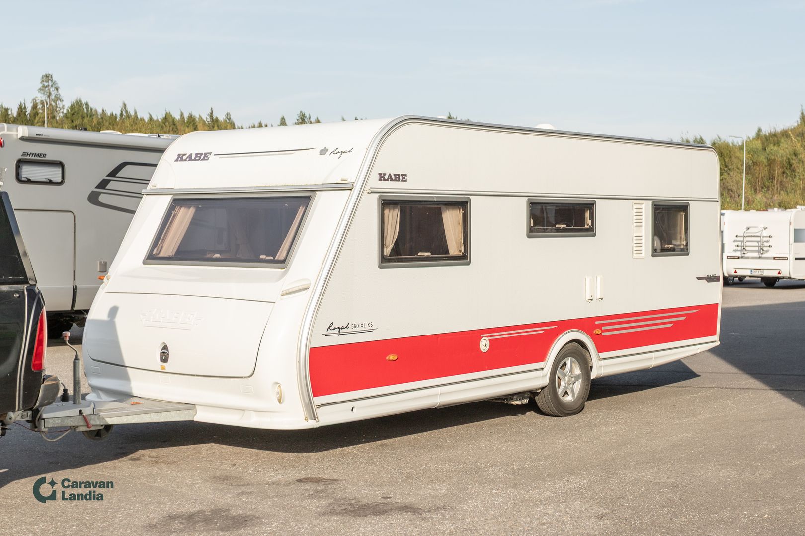 Kuva 4, Kabe Royal 560 XL KS ** ALDE, PITKITTÄINEN-PARIVUODE, KAASU-UUNI **