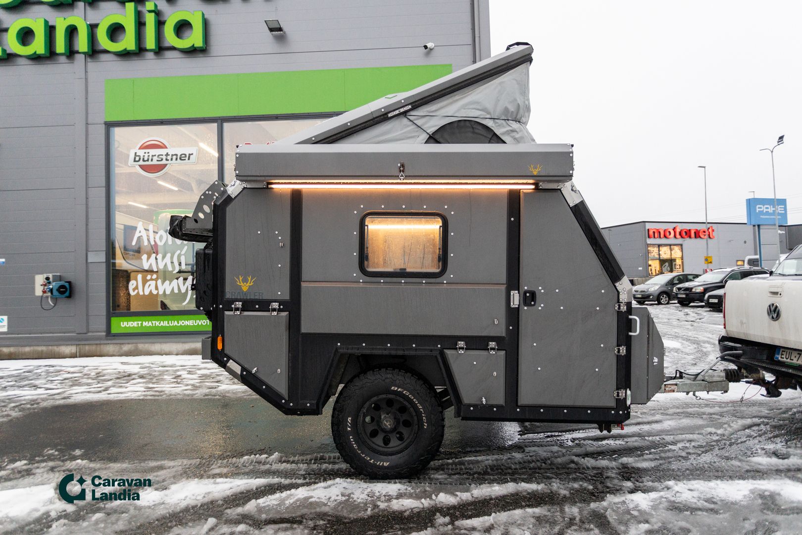 Kuva 3, Crawler Trc 458 ** HUIPPU HARVINAISUUS, TRUMA, TAKAKEITTIÖ, NOSTOKATTO **