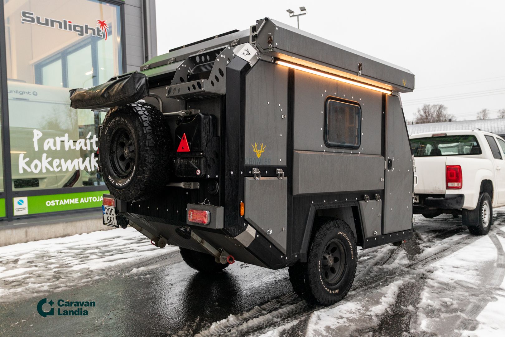 Kuva 4, Crawler Trc 458 ** HUIPPU HARVINAISUUS, TRUMA, TAKAKEITTIÖ, NOSTOKATTO **