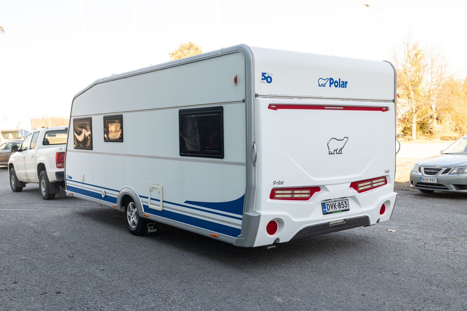 Kuva 4, Polar 560 TDB ** ALDE (KAASU/SÄHKÖ), L-KEITTIÖ, HARVINAINEN LAYOUT **