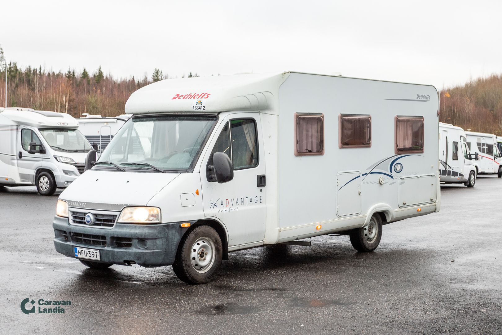 Kuva 4, Dethleffs Advantage T 6501 2.8 JTD 130hv ** ALDE, PITKITTÄINEN-PARIVUODE, MARKIISI **
