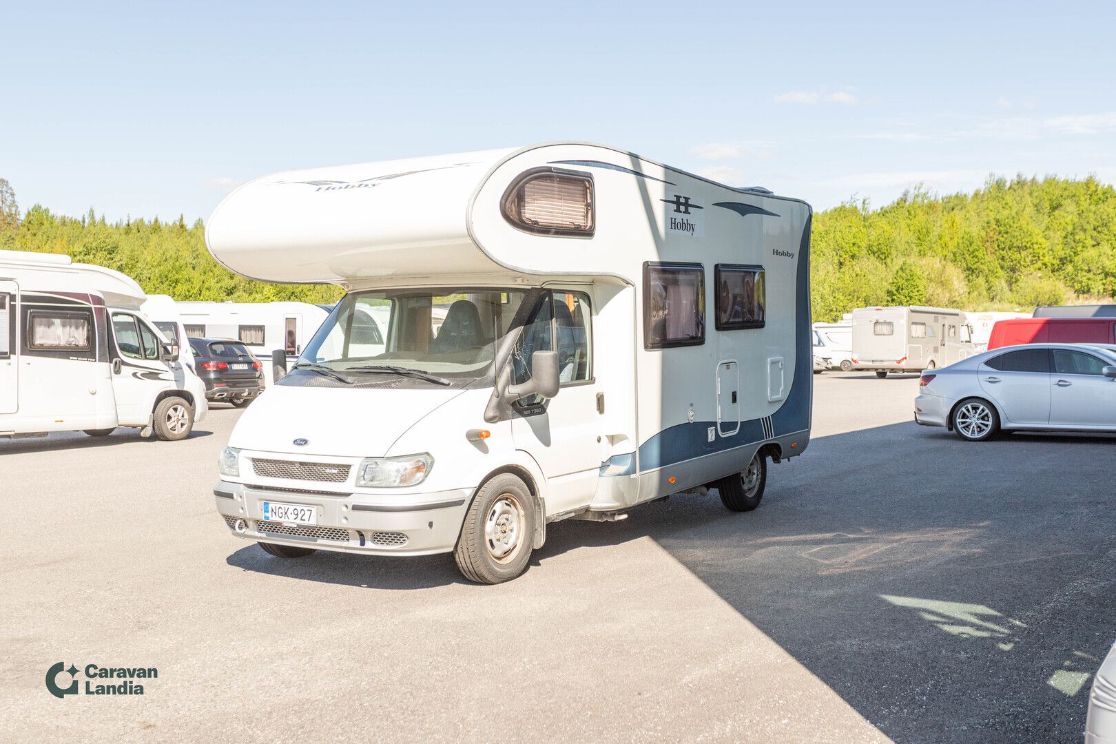 Kuva 5, Hobby T 550 AK SC 2.0 TDCi 125hv ** TRUMA, PYÖRÄTELINE **
