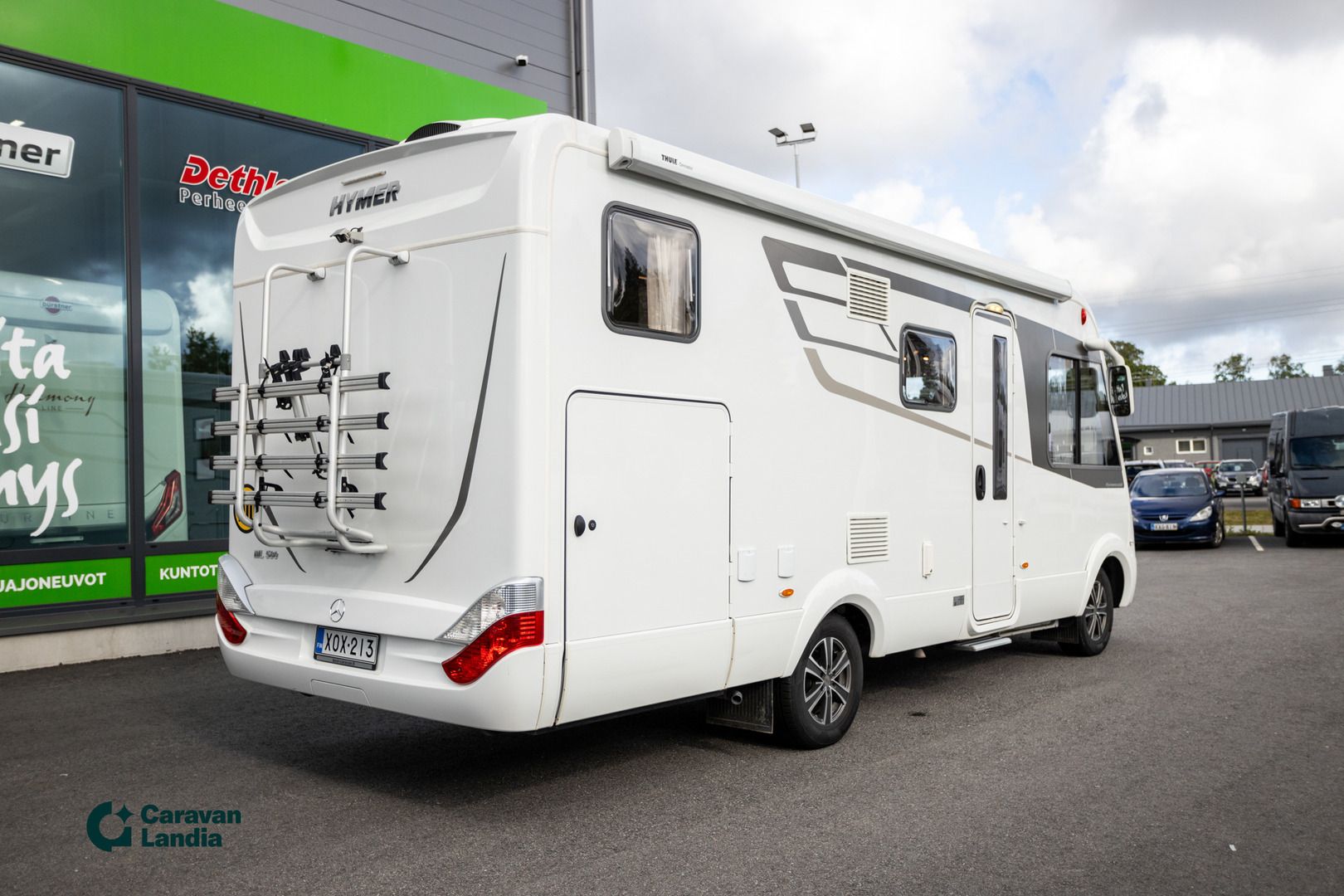 Kuva 2, Hymer MLI 580 316 CDI, 163 hv ** AUTOMAATTI, KAKSOISPOHJA, HUIPPU VARUSTEET**
