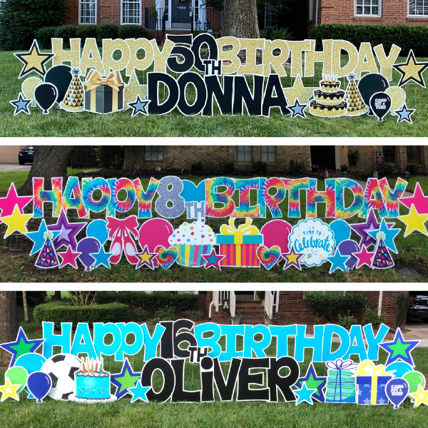 Special occasion yard sign business