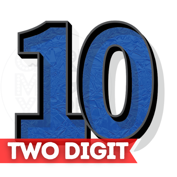 SUPER NUMBER: 2 DIGITS - BLUE FOIL