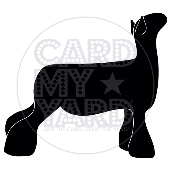 Animal: Show Sheep Silhouette