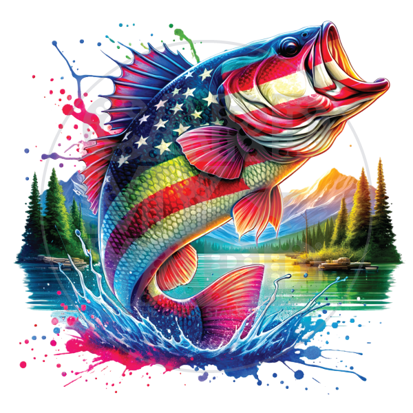 Animal: American Flag Bass Animal: American Flag Bass