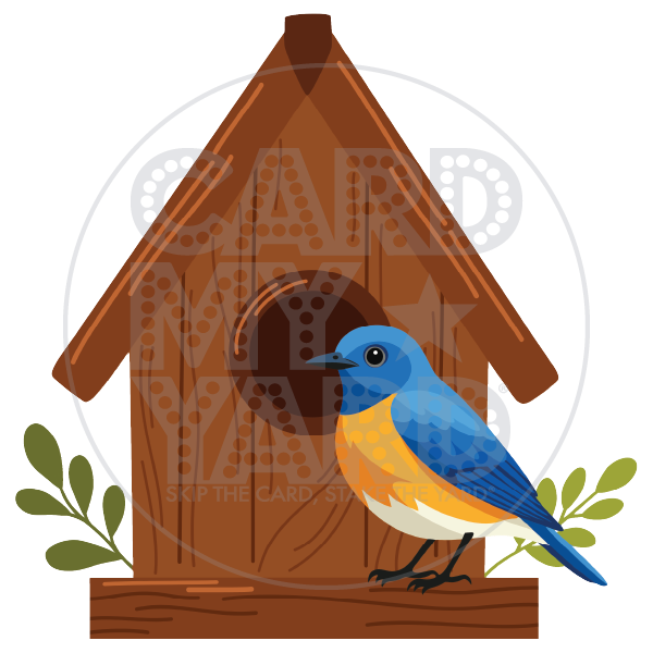 Animal: Bluebird and House