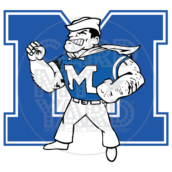 School Graphic:  Middle Man with M
