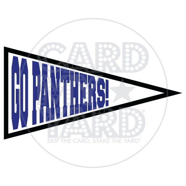 Pennant: Go Panthers! (Van Alstyne High School)