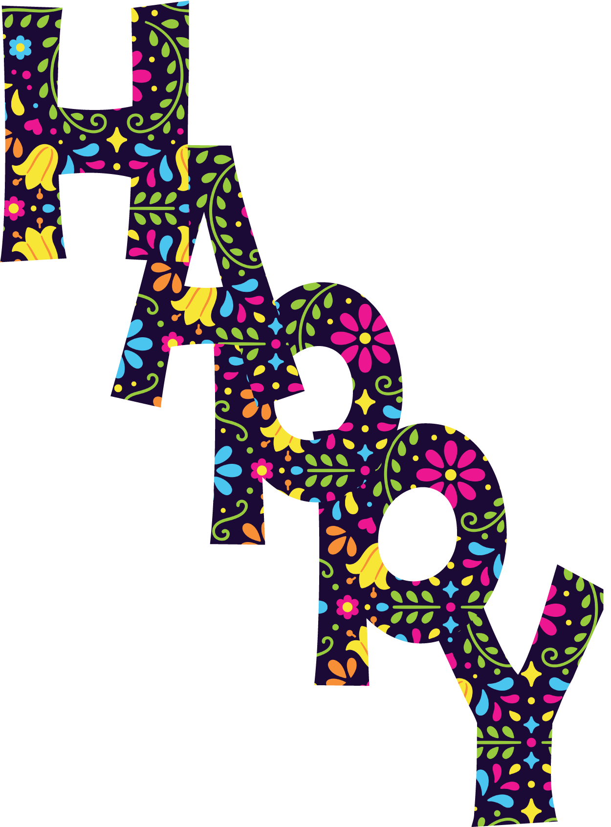 Bright Floral Happy Birthday Bright Floral Happy Birthday