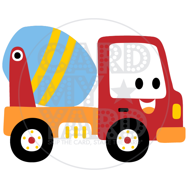 Transportation: Happy Cement Mixer Transportation: Happy Cement Mixer