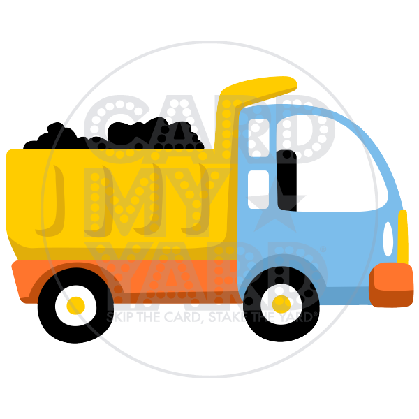 Transportation: Dump Truck Side View Transportation: Dump Truck Side View