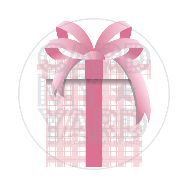 Pink Coquette-Style: Pink Plaid Present Pink Bow
