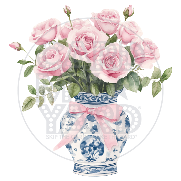 Toile & Roses: Rose Vase