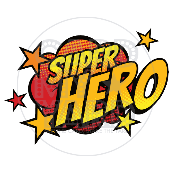 Speech Bubble: Super Hero Bubble