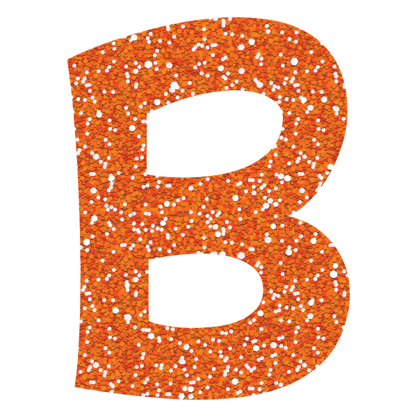 Boo - Orange Glitter Boo - Orange Glitter