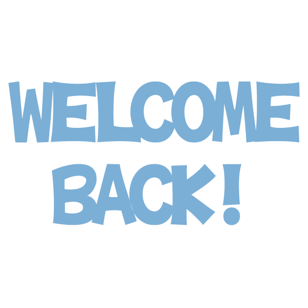 Baby Blue Welcome Back