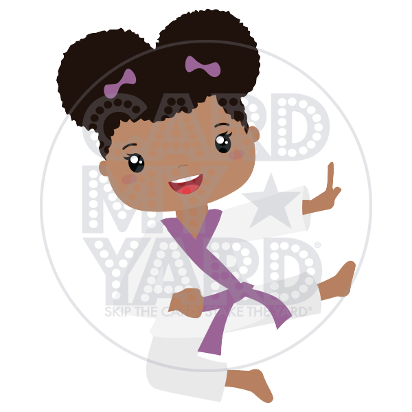 Character: Karate Girl African American Character: Karate Girl African American