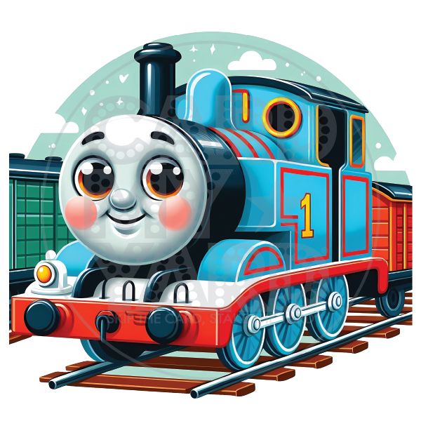 Character: Happy Cartoon Train