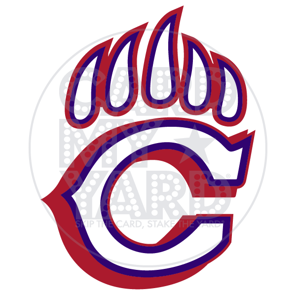 School Graphic: Chaparral HS Bobcat C Paw Print