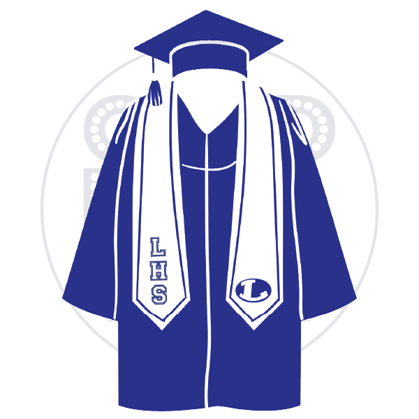 School Graphic: LHS Grad Gown