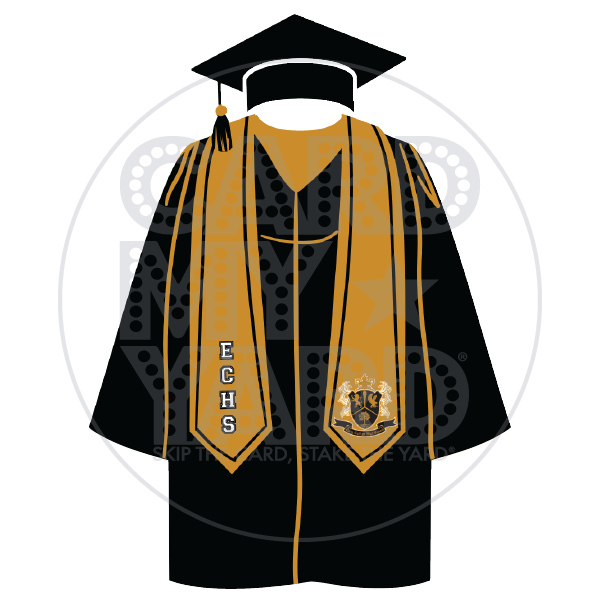 School Graphic: ECHS Grad Gown