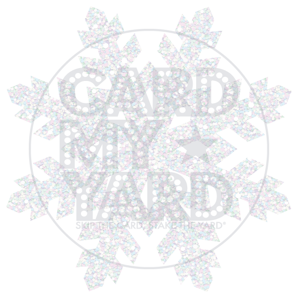 Nature: Crystal Glitter 8 Arm Snowflake Nature: Crystal Glitter 8 Arm Snowflake