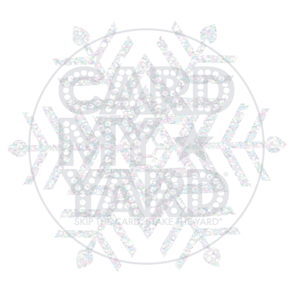 Nature: Crystal Glitter 6 Arm Snowflake Nature: Crystal Glitter 6 Arm Snowflake