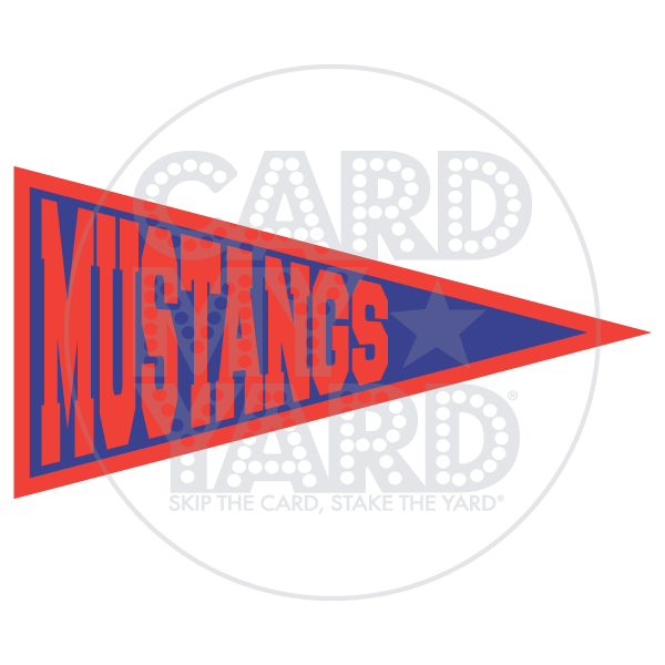 Pennant - Mustangs (Grapevine HS)
