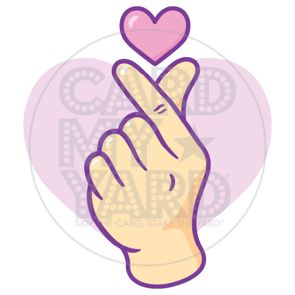 Emoji: KPOP Finger Heart