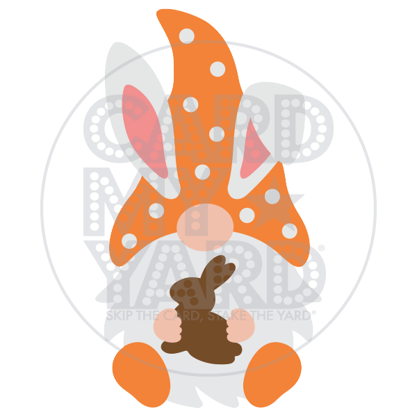 Easter: Easter Gnome - Orange