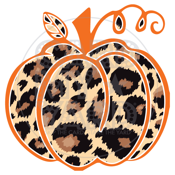 Fall: Orange & Leopard Pumpkin Fall: Orange & Leopard Pumpkin