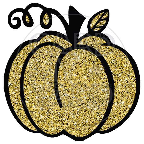 Fall: Gold Glitter Pumpkin Fall: Gold Glitter Pumpkin