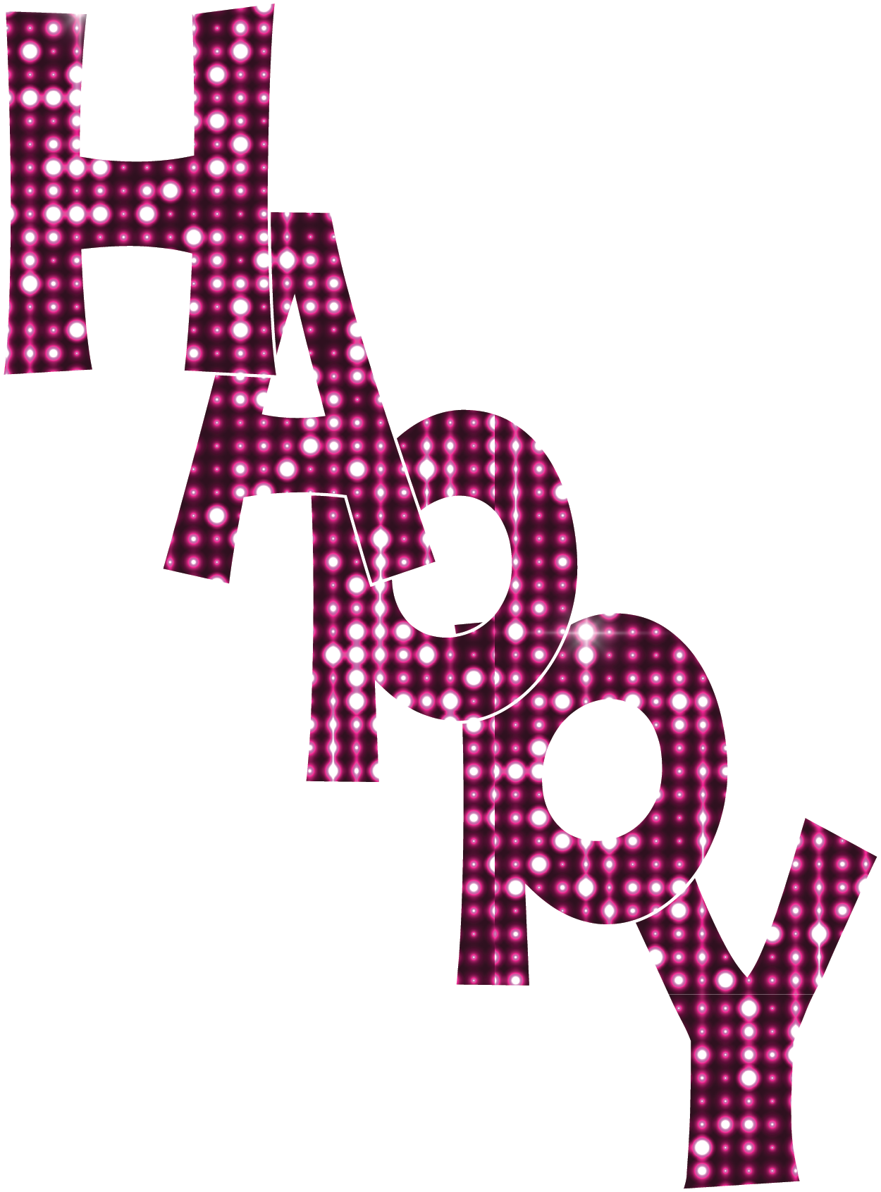 Pink Disco Happy Birthday